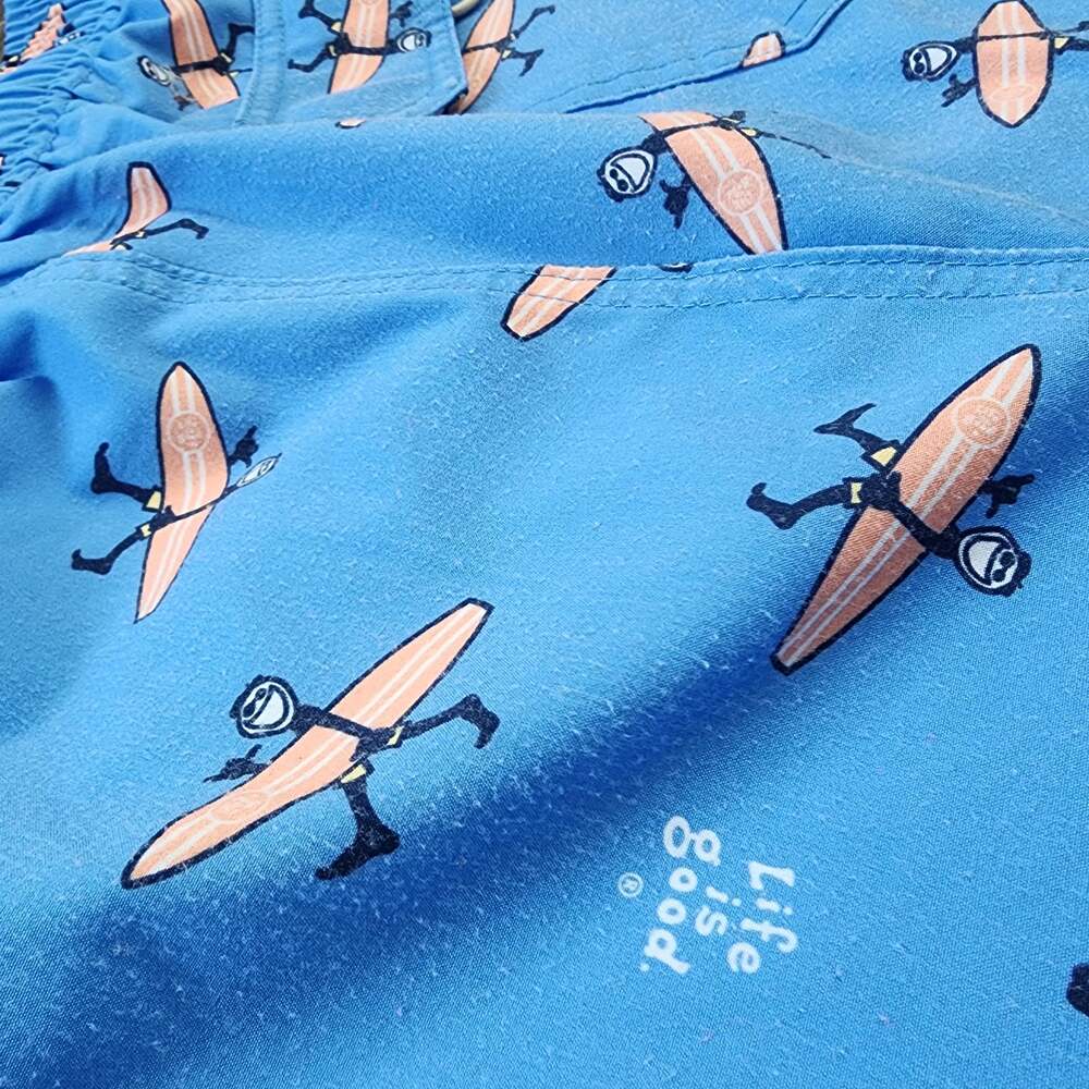 Life is Good Men's Jake Surfboard Print Swim Trunks Size M - Picture 7 of 10